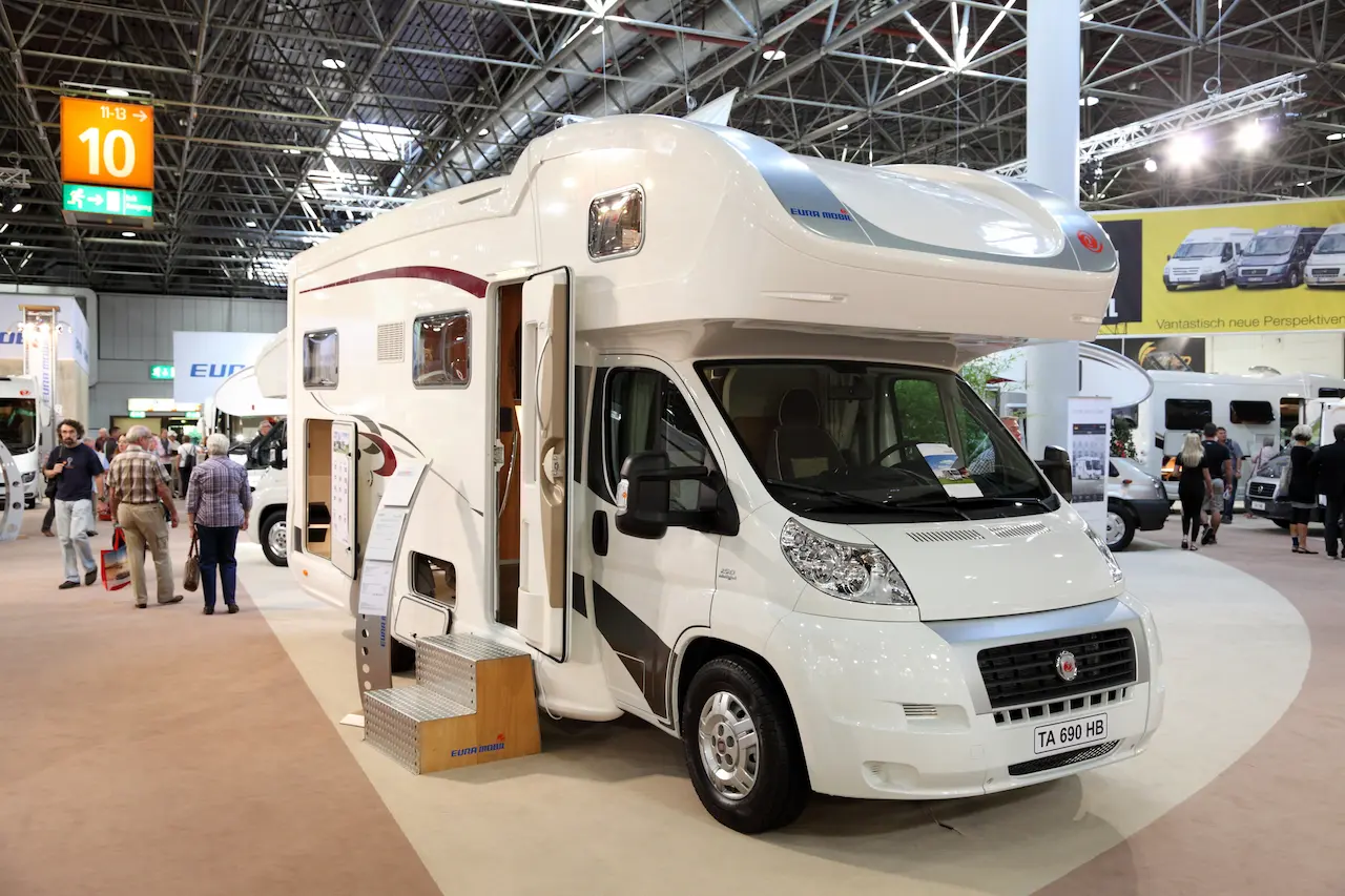 Camper at the Caravan Exhibition